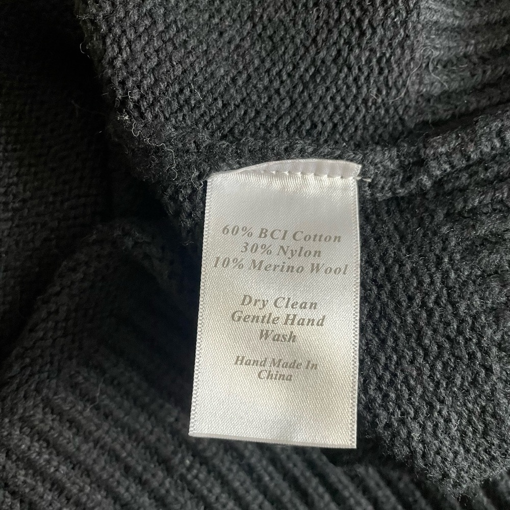 NWOT Johansen ‘Nomma’ Sweater Dress in size S/M in black - Picture 7 of 7